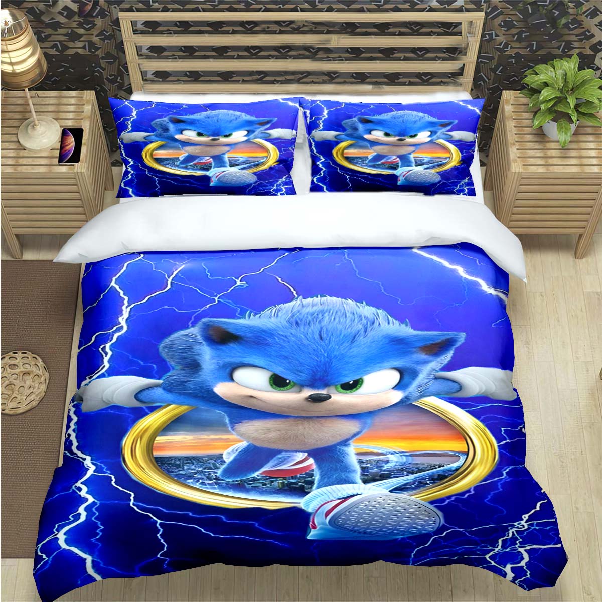 패션 만화 캐릭터 프린트 침구 세트 이불 커버 컴포터  - Bed Sheet Microfiber 리뷰 및 가격