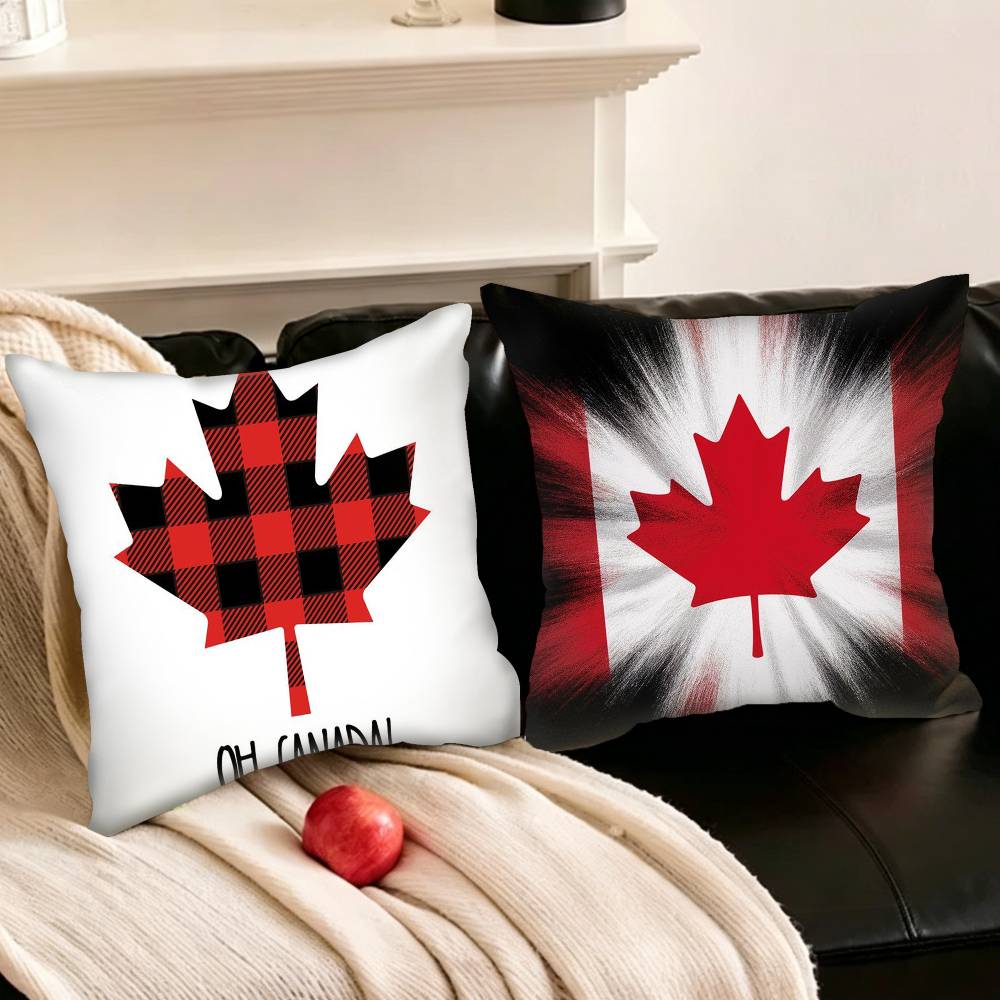 단풍잎 캐나다 국기 다양한 크기의 사각형 베개 커버 자 - Home Textiles Canada 리뷰 및 가격