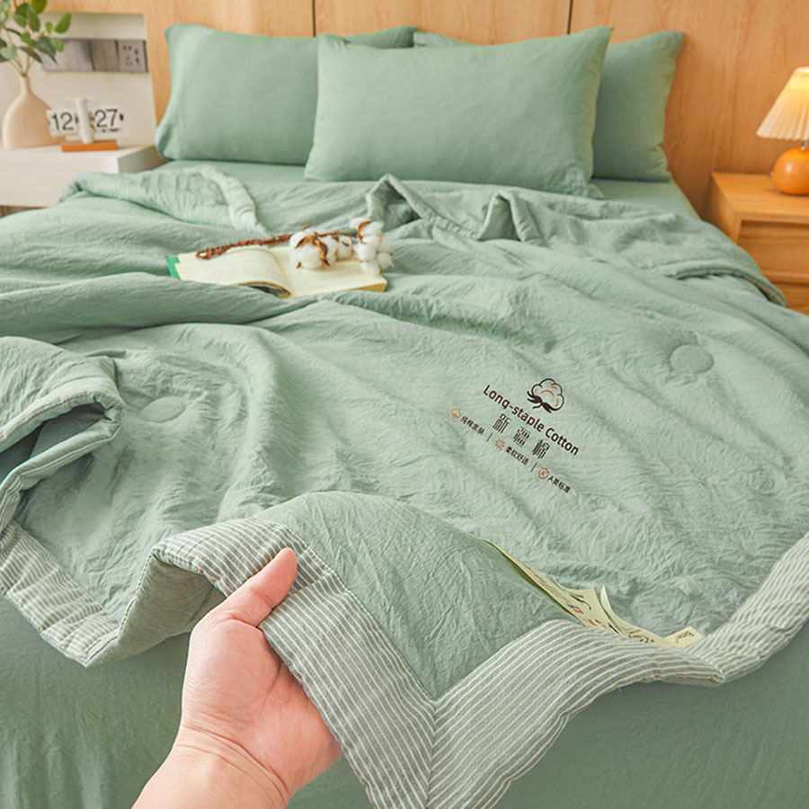 마이크로화이버 여름 누빔 이불, 단색 경량 에어컨 이불 - Bed Sheet Microfiber 리뷰 및 가격