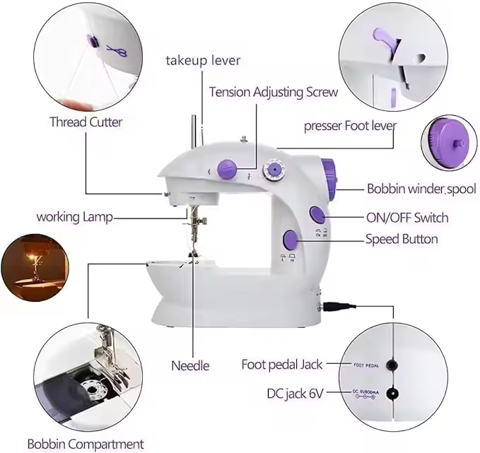 미니 전기 가정용 재봉틀 공장 가격 산업용 락스티치 가 - Home Textiles Industry 리뷰 및 가격