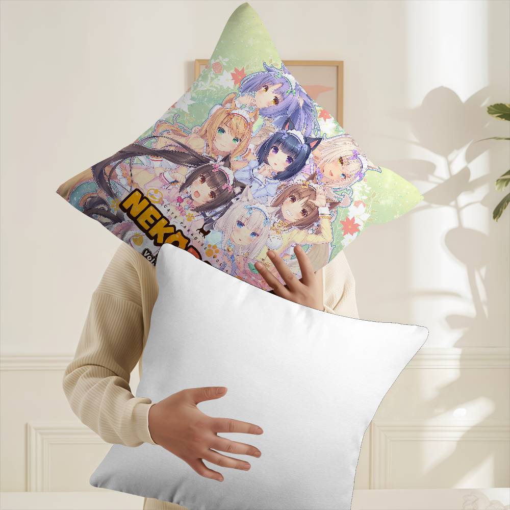 애니메이션 귀여운 N-Nekopara 쿠션 커버 부드러 - Home.Textiles Cushion 리뷰 및 가격