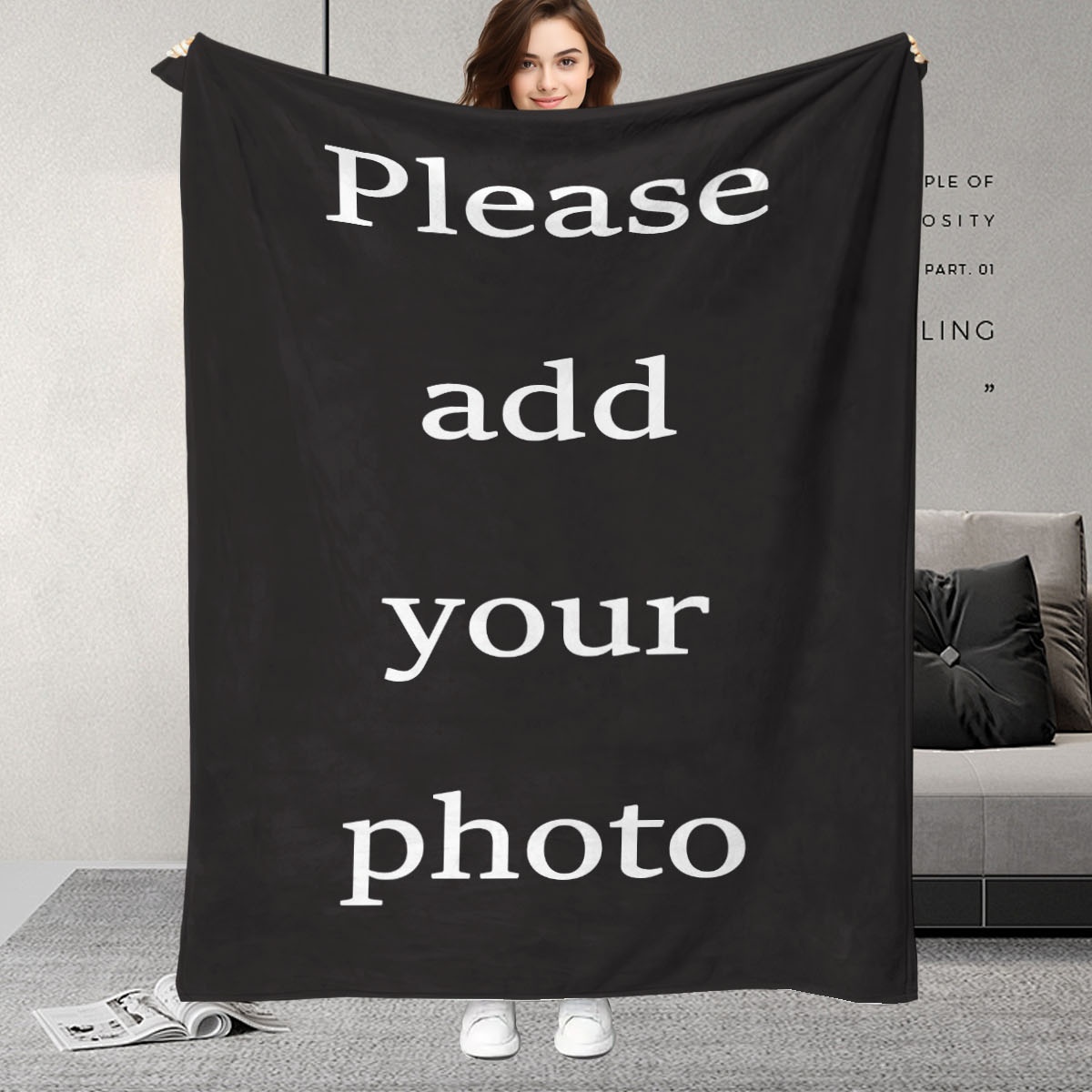 맞춤형 디지털 플란넬 플리스 담요, 가족 침대, 소파, - Home Textiles Images 리뷰 및 가격